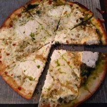 Gluten-free white pizza from The Liberty